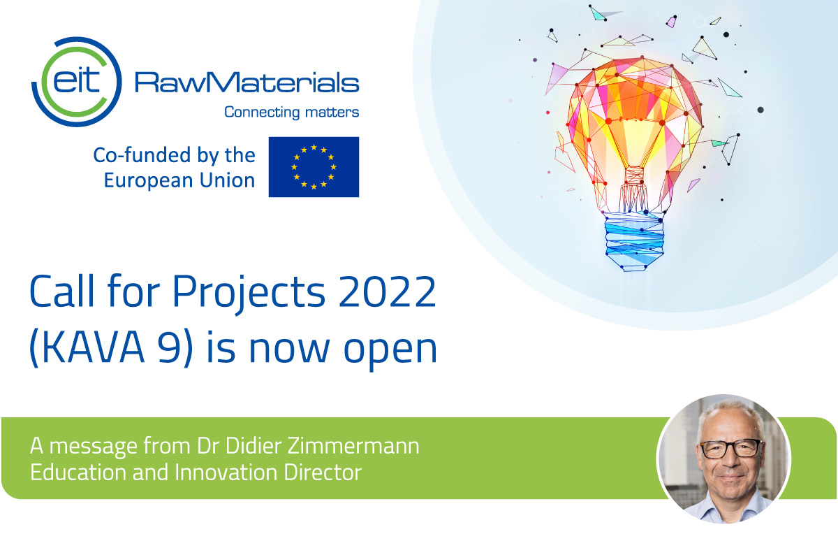 EIT RawMaterials Call For Projects 2022 (KAVA 9) Is Now Open! - Swedish ...